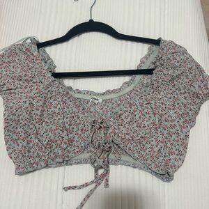 Garage Flora Crop Top